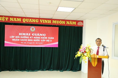 Khai giảng Lớp Bồi dưỡng kỹ năng kiểm toán NSNN cấp độ 3 Khai giảng Lớp Bồi dưỡng kỹ năng kiểm toán NSNN cấp độ 3