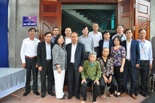 Bàn giao nhà tình nghĩa tại huyện Phúc Thọ - TP. Hà Nội