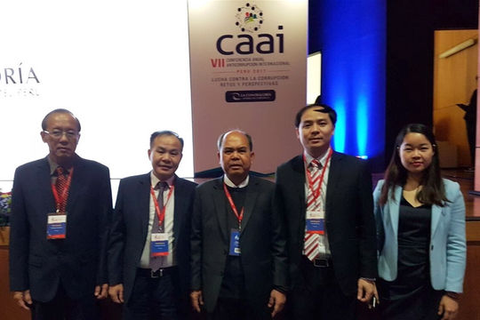 Đoàn cán bộ cấp cao của Kiểm toán nhà nước tham dự Hội nghị thường niên quốc tế lần thứ VII về chống tham nhũng