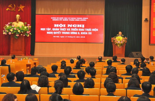 Đảng ủy KTNN triển khai thực hiện Nghị quyết Hội nghị T.Ư 6 Đảng ủy KTNN triển khai thực hiện Nghị quyết Hội nghị T.Ư 6