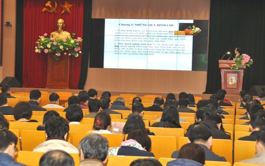 Tuyên truyền, phổ biến các văn bản quy phạm pháp luật của KTNN