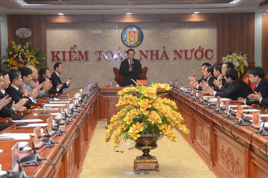 Phó Chủ tịch Quốc hội Phùng Quốc Hiển đến thăm và làm việc với Kiểm toán Nhà nước