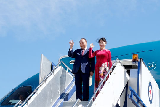 Thủ tướng đến Canberra, bắt đầu thăm chính thức Australia