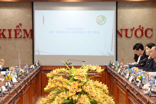 Tổng Kiểm toán Nhà nước Hồ Đức Phớc tiếp Đoàn công tác của Kiểm toán Nhà nước Malaysia