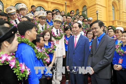 Chủ tịch nước Trần Đại Quang: Tuổi trẻ phải luôn là lực lượng xung kích Chủ tịch nước Trần Đại Quang: Tuổi trẻ phải luôn là lực lượng xung kích
