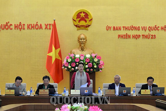 Khai mạc Phiên họp thứ 23 của Ủy ban Thường vụ Quốc hội