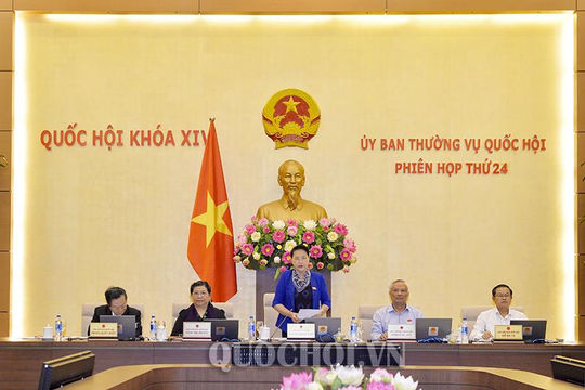 Khai mạc Phiên họp thứ 24 của Ủy ban Thường vụ Quốc hội