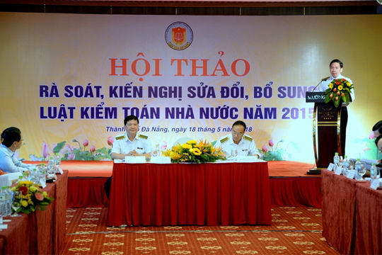 Hội thảo lần thứ 4 về "Rà soát, kiến nghị sửa đổi, bổ sung Luật KTNN năm 2015"
