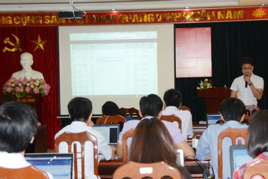 Khai giảng Lớp hướng dẫn sử dụng phần mềm quản lý văn bản và hồ sơ công việc