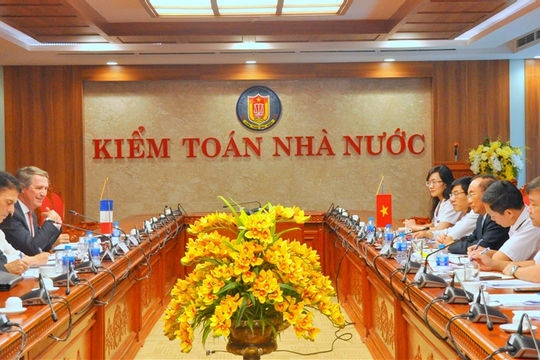 Đoàn công tác của Tòa thẩm kế Pháp thăm và làm việc với Kiểm toán Nhà nước