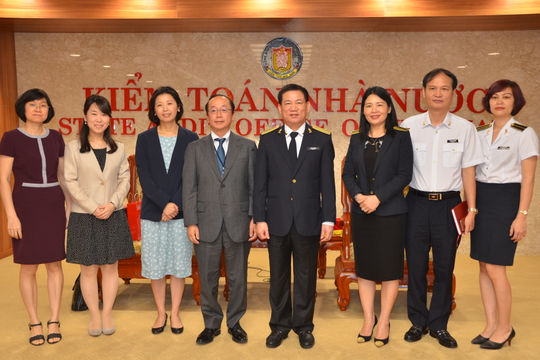 Tổng Kiểm toán Nhà nước tiếp xã giao Trưởng đại diện Cơ quan Hợp tác quốc tế Nhật Bản