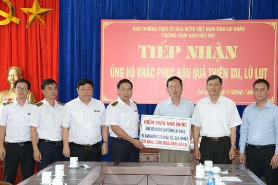 KTNN hỗ trợ nhân dân tỉnh Lai Châu khắc phục sự cố thiên tai