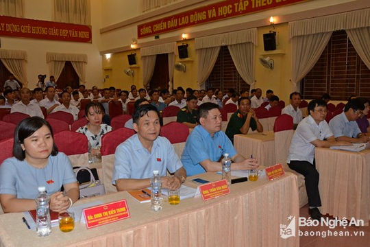 Tổng Kiểm toán Nhà nước giải đáp thắc mắc của cử tri huyện Nam Đàn