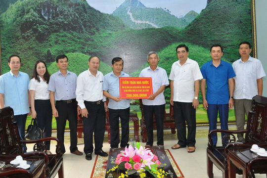Hỗ trợ tỉnh Hà Giang 250 triệu đồng khắc phục hậu quả thiên tai