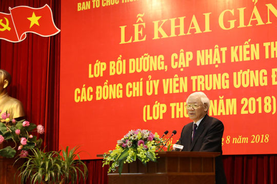 Bồi dưỡng, cập nhật kiến thức đối với các đồng chí Ủy viên Trung ương Đảng khóa XII