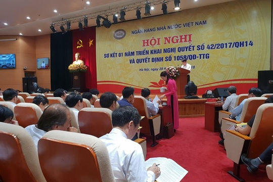 Sau 1 năm triển khai Nghị quyết 42: Nợ xấu giảm, chất lượng tín dụng được cải thiện