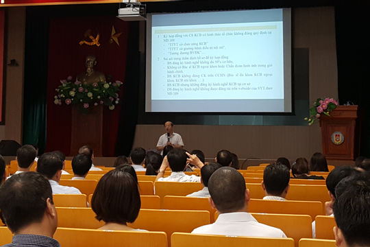 Tập huấn kiểm toán Chuyên đề Quản lý và sử dụng Quỹ Bảo hiểm y tế