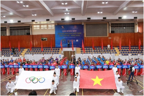 Khai mạc giải bóng bàn Hội Nhà báo Việt Nam 2018