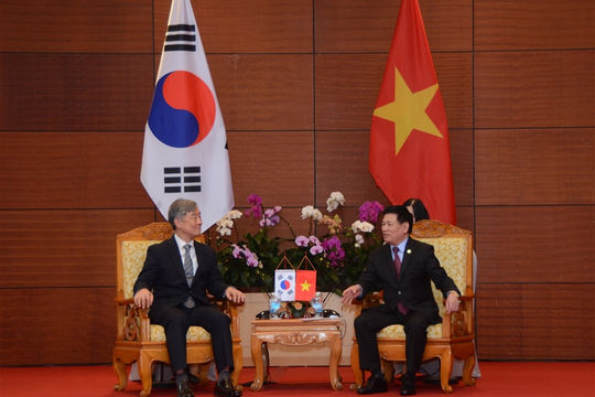 Tổng Kiểm toán Nhà nước Việt Nam hội đàm với Chủ tịch Ủy ban Kiểm toán và Thanh tra Hàn Quốc