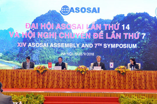 Phiên họp toàn thể lần thứ hai Đại hội ASOSAI 14: KTNN Việt Nam báo cáo kết quả Hội nghị chuyên đề lần thứ 7 Phiên họp toàn thể lần thứ hai Đại hội ASOSAI 14: KTNN Việt Nam báo cáo kết quả Hội nghị chuyên đề lần thứ 7