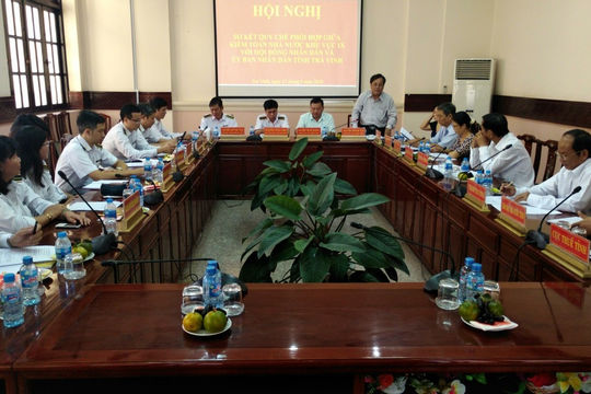 Sơ kết Quy chế phối hợp công tác giữa KTNN khu vực IX với HĐND, UBND tỉnh Trà Vinh