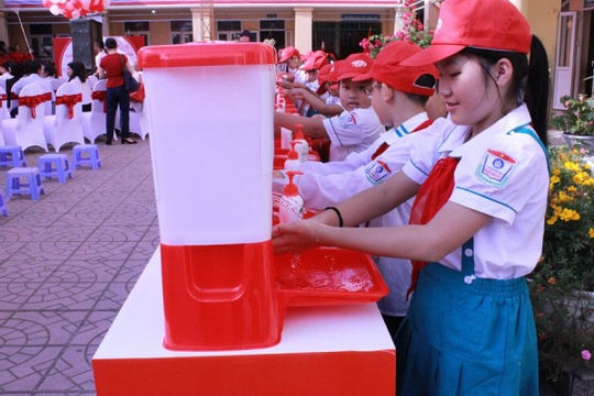 Giảm nguy cơ mắc bệnh truyền nhiễm với hành động rửa tay bằng xà phòng