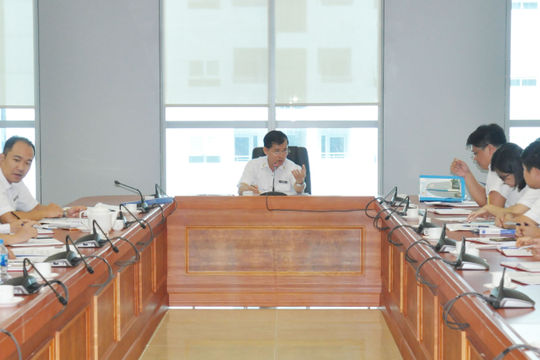 Nhóm chiến lược về Kiểm toán hoạt động chuẩn bị nội dung họp với CAAF