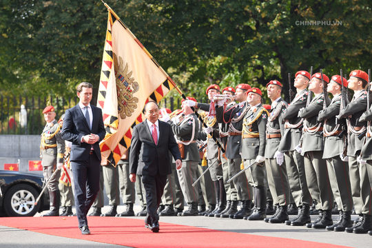 Thủ tướng Chính phủ Nguyễn Xuân Phúc thăm chính thức Cộng hòa Áo