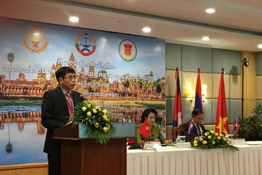 Hội nghị ba bên lần thứ 8 của KTNN Việt Nam - Lào - Campuchia Hội nghị ba bên lần thứ 8 của KTNN Việt Nam - Lào - Campuchia