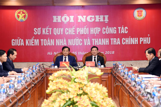Sơ kết thực hiện Quy chế phối hợp giữa Kiểm toán Nhà nước và Thanh tra Chính phủ
