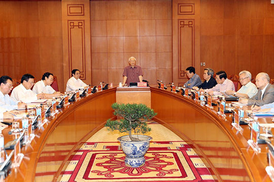 Tổng Bí thư, Chủ tịch Nước Nguyễn Phú Trọng chủ trì cuộc họp Thường trực Tiểu ban Văn kiện Đại hội XIII của Đảng Tổng Bí thư, Chủ tịch Nước Nguyễn Phú Trọng chủ trì cuộc họp Thường trực Tiểu ban Văn kiện Đại hội XIII của Đảng