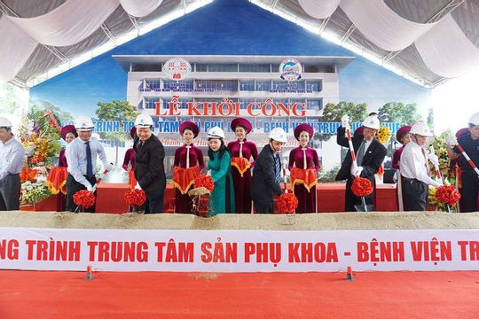 Đầu tư 300 tỷ đồng xây dựng Trung tâm sản phụ khoa, Bệnh viện Trung ương Huế