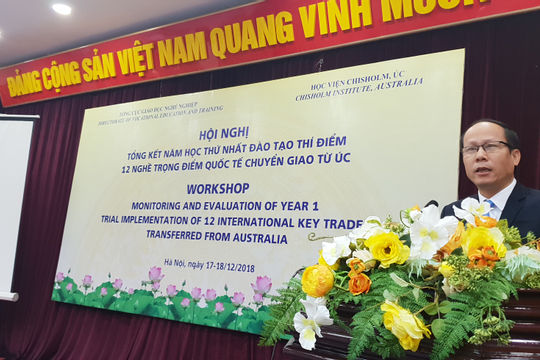 Triển vọng từ kết quả đào tạo nghề theo chương trình chuyển giao quốc tế