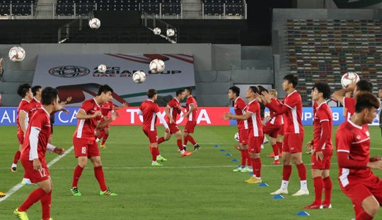 Đội tuyển Việt Nam tự tin chờ đón Iraq tại Asian Cup 2019