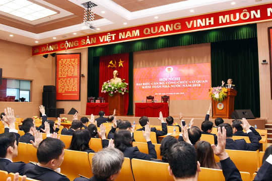 Hội nghị đại biểu cán bộ, công chức cơ quan KTNN năm 2018