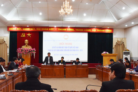 Tăng cường giám sát, đảm bảo tính thực chất trong xây dựng nông thôn mới