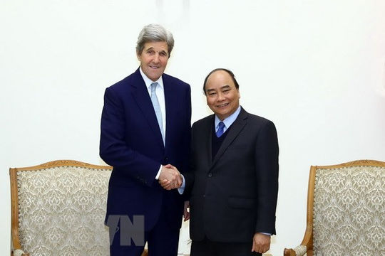 Thủ tướng Nguyễn Xuân Phúc tiếp cựu Bộ trưởng Ngoại giao Hoa Kỳ