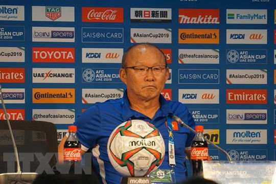 HLV Park Hang Seo hài lòng với chiến thắng của đội tuyển Việt Nam