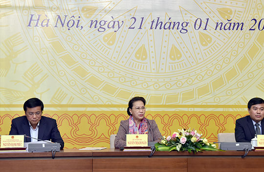 Chủ tịch Quốc hội Nguyễn Thị Kim Ngân gặp mặt các cơ quan thông tấn báo chí