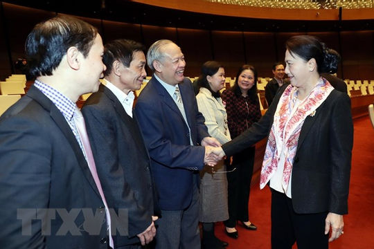 Chủ tịch Quốc hội gặp mặt nguyên lãnh đạo, nguyên đại biểu Quốc hội