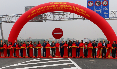 Thông xe cầu Hưng Hà và tuyến đường bộ nối cao tốc Hà Nội - Hải Phòng; Cầu Giẽ - Ninh Bình