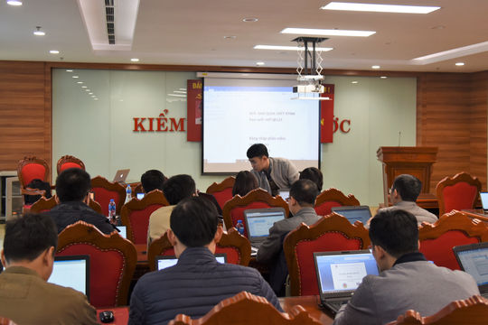 Đào tạo thí điểm Phần mềm Hỗ trợ kỹ thuật kiểm toán lĩnh vực kiểm toán doanh nghiệp