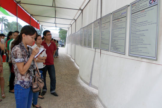 Sôi động phiên giao dịch việc làm đầu Xuân 2019