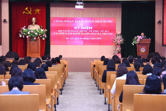 Nữ công chức, viên chức Kiểm toán Nhà nước góp phần quan trọng cho sự phát triển của Ngành