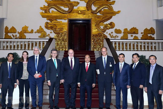 Thủ tướng Nguyễn Xuân Phúc đề nghị Đức đẩy mạnh hợp tác đầu tư