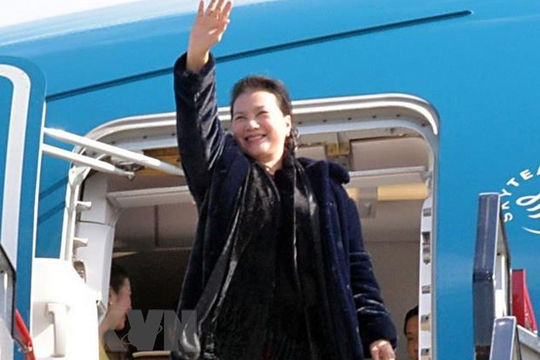 Chủ tịch Quốc hội Nguyễn Thị Kim Ngân lên đường tham dự IPU-140
