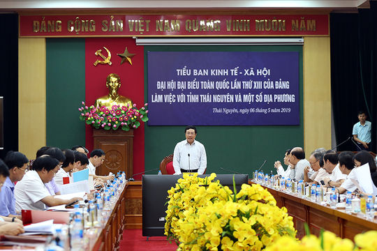 Tiểu ban Kinh tế-Xã hội làm việc với 4 địa phương phía bắc