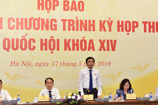 Kỳ họp thứ 7, Quốc hội Khóa XIV: Xây dựng pháp luật là nội dung trọng tâm Kỳ họp thứ 7, Quốc hội Khóa XIV: Xây dựng pháp luật là nội dung trọng tâm