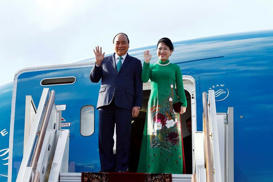 Hình ảnh Thủ tướng Nguyễn Xuân Phúc tại thủ đô Moskva của Nga