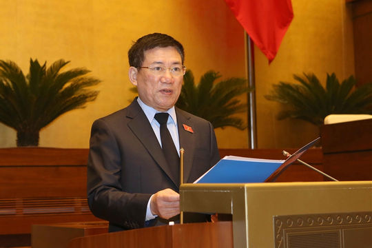 Tổng Kiểm toán Nhà nước Hồ Đức Phớc trình Quốc hội Dự án Luật sửa đổi, bổ sung một số điều của Luật Kiểm toán nhà nước